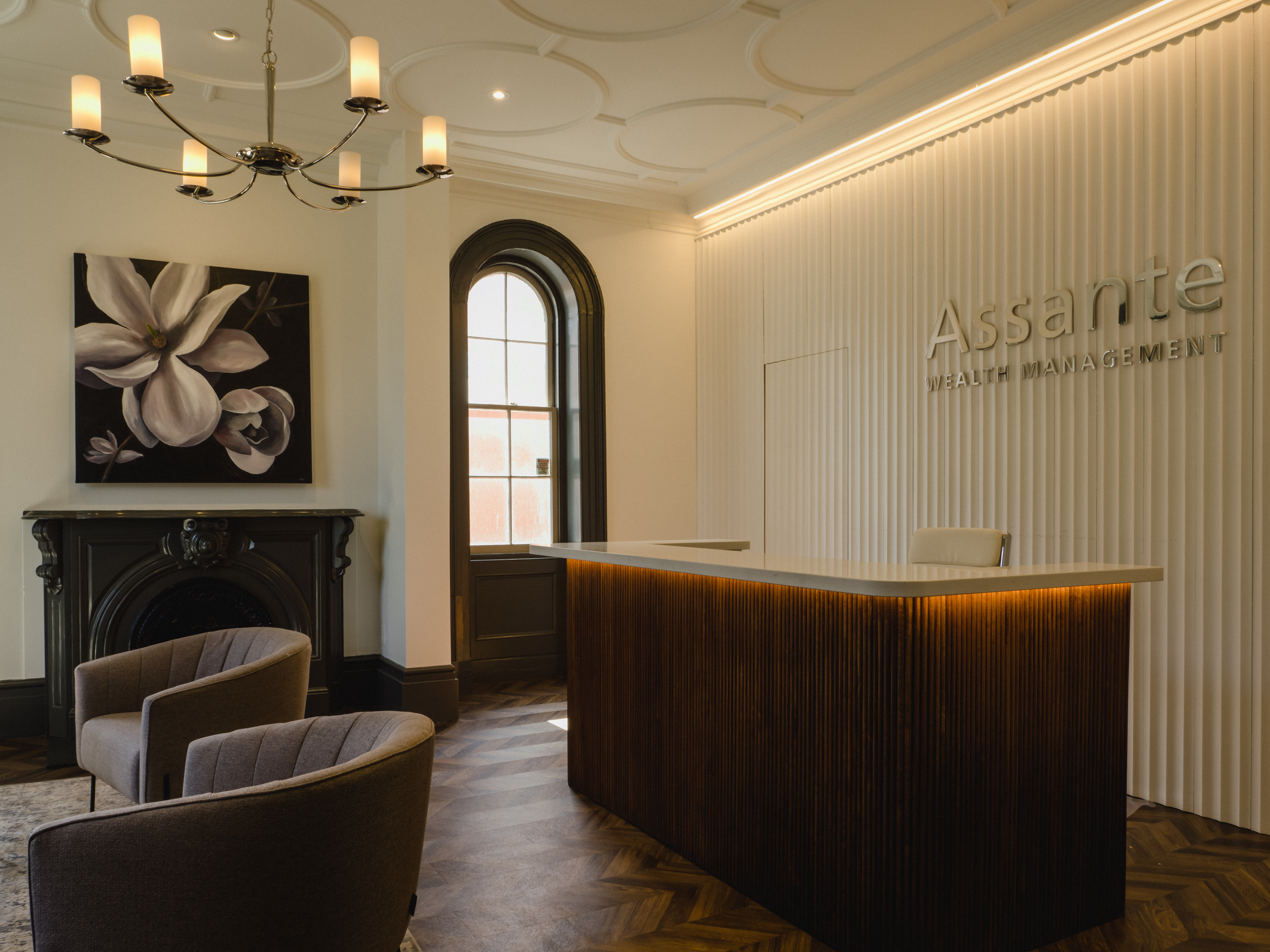 Restored heritage interior with modern office furnishings – Kingston, Ontario