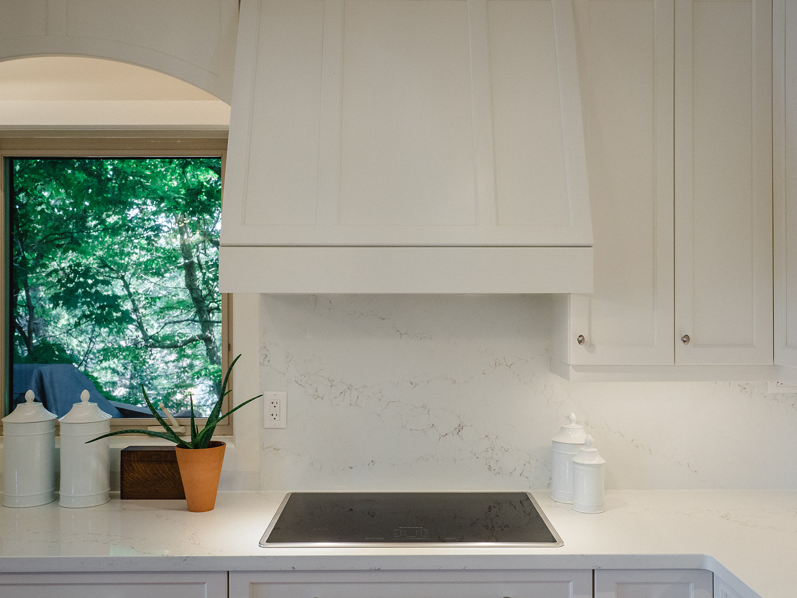 Integrated custom hood